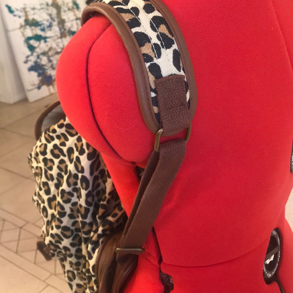 Leopard 🐆 canvas backpack - Picture 6 of 6